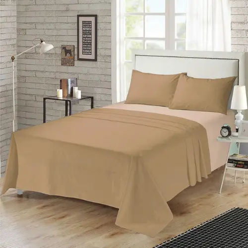 Plain Cotton Bed Sheet Set
