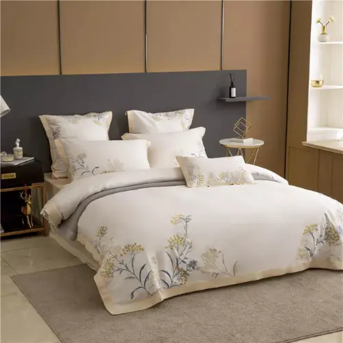 Embroidered Bed Sheet Set